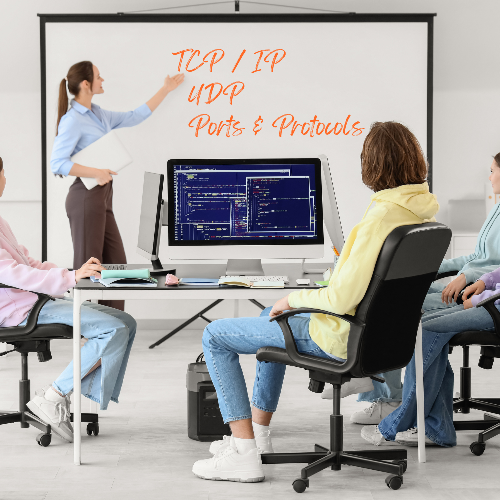 Female Trainer Teaching Protocol Concepts