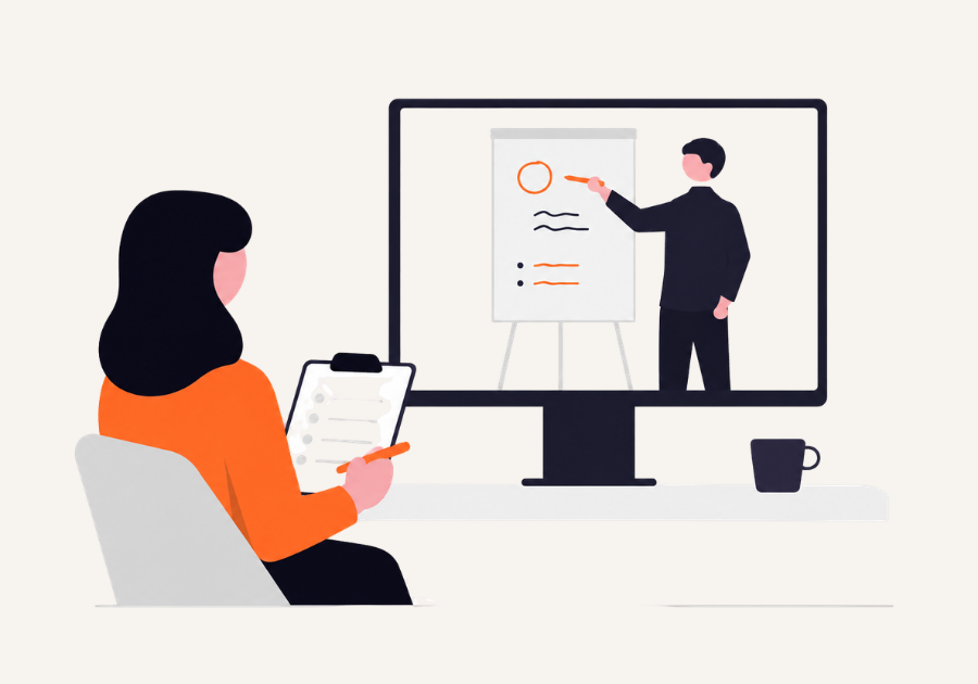 Evaluator Observing / Coaching Facilitator Remotely